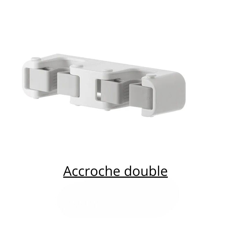 accroche-balai-mural-double