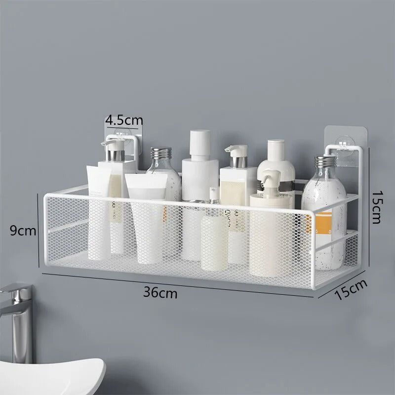 etagere-de-douche-blanc